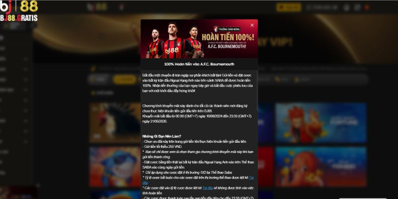 Khuyến mãi cực khủng tại BJ88